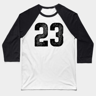 Rough Number 23 Baseball T-Shirt